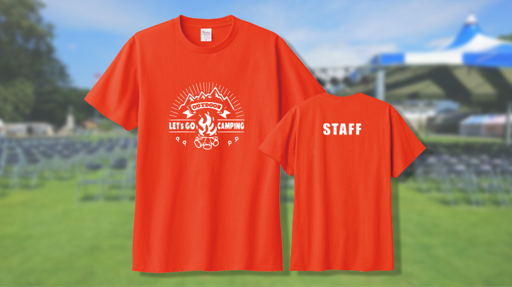 イベントスタッフ用Tシャツイメージ