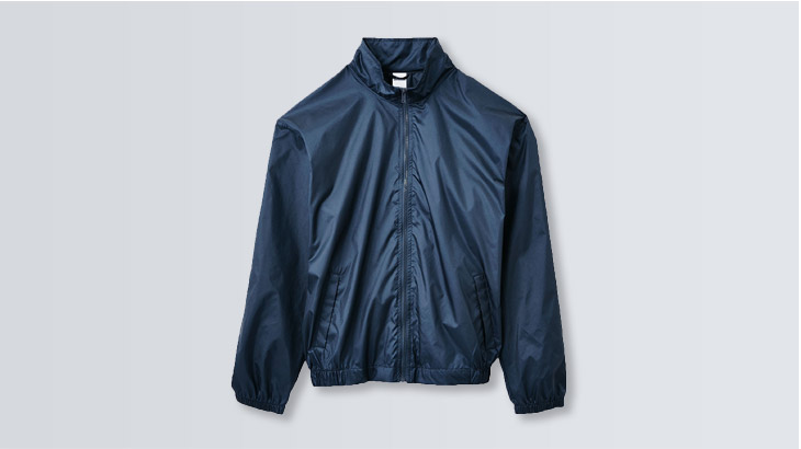 ブルゾンの平置きイメージ