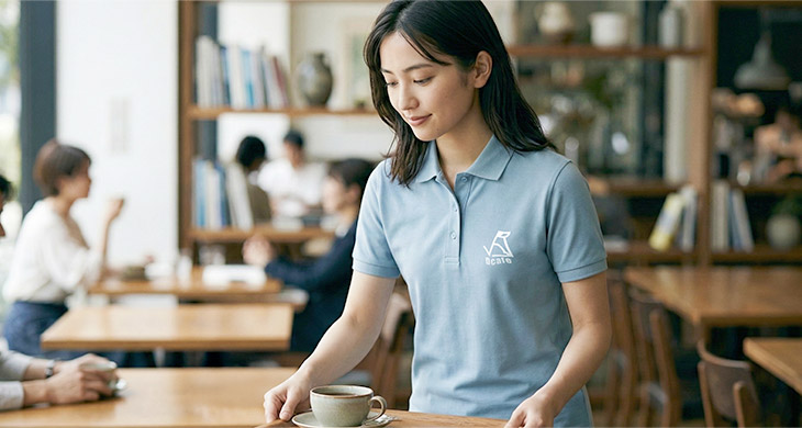 レディースサイズポロシャツイメージ