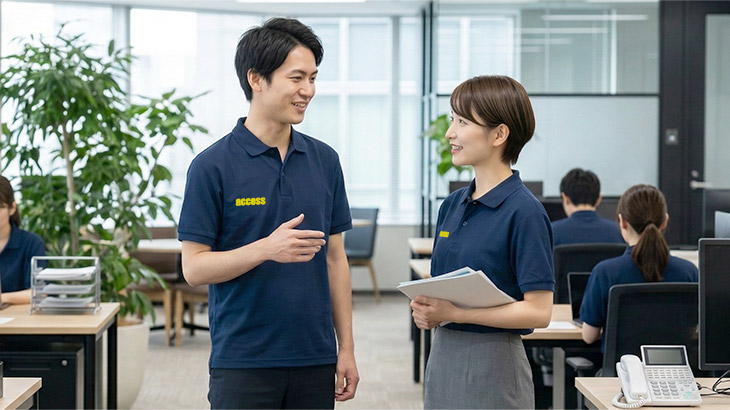 オフィス制服・事務服用ポロシャツイメージ