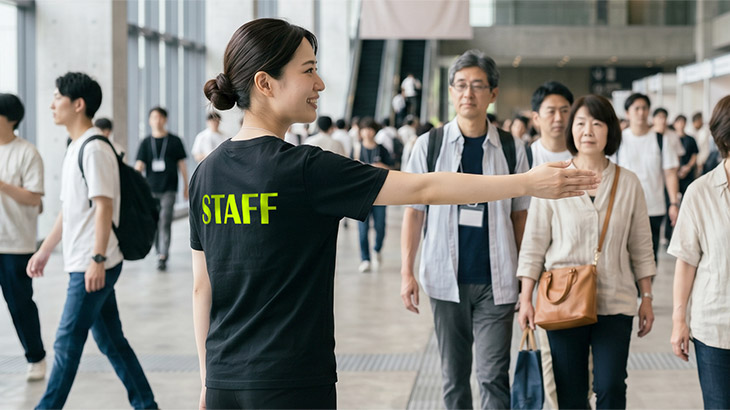 イベントスタッフTシャツイメージ