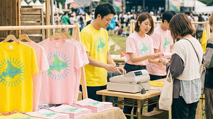 物販グッズTシャツイメージ