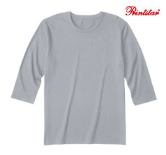 4.6oz Fine Fit 3／4 Sleeve T-shirts