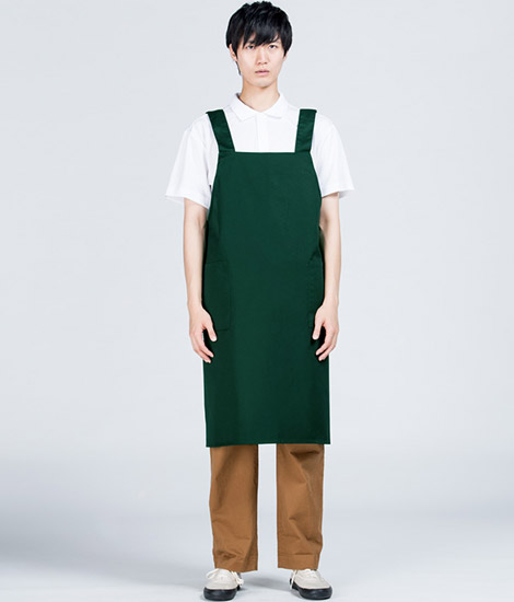 モデル身長184cm　フォレストグリーン/Lサイズ　正面