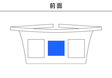 ショートエプロン（GA5542）A：前面