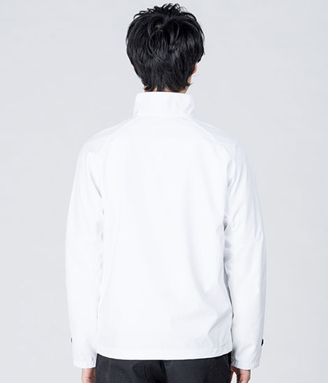 モデル身長184cm　ホワイト/Lサイズ　背面