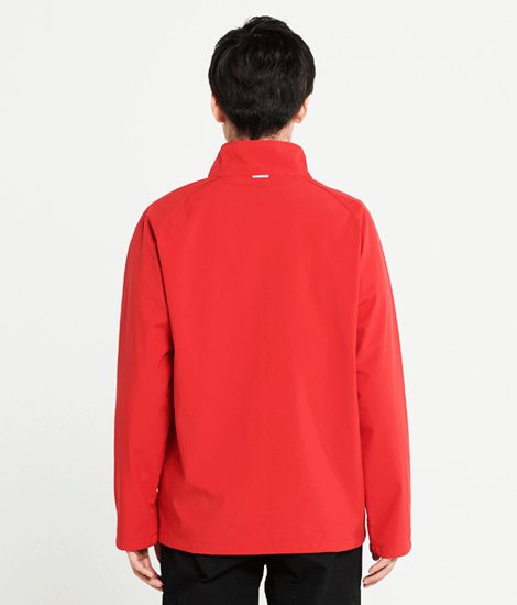 モデル身長180cm　レッド　背面