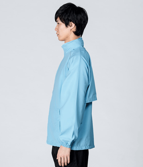モデル身長184cm　サックス/Lサイズ　側面
