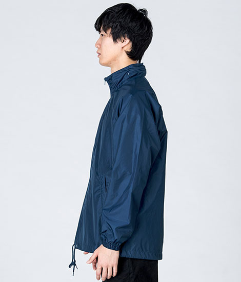 モデル身長184cm　ネイビー/Lサイズ　側面