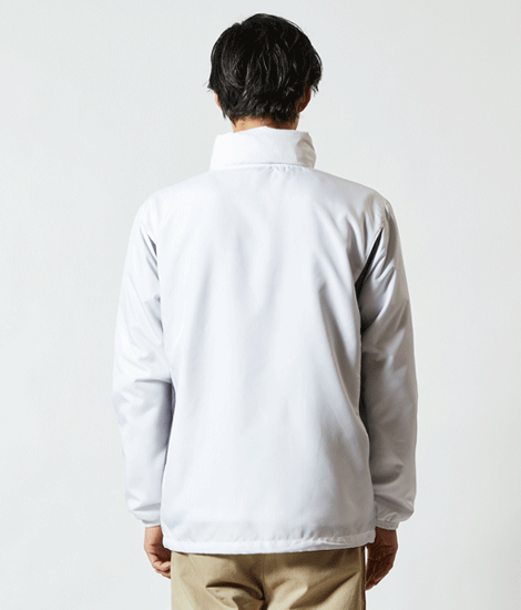 モデル身長182cm　ホワイト/Lサイズ　背面
