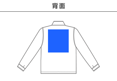 T/Cスウィングトップ（裏地付）（7078-01）E：背面