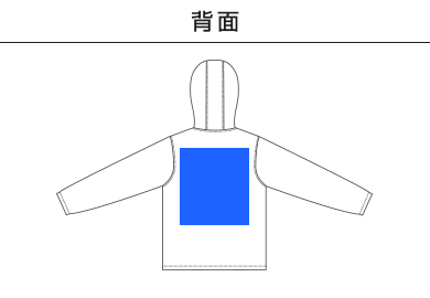 シェルパーカ（一重）（7483-01）E：背面