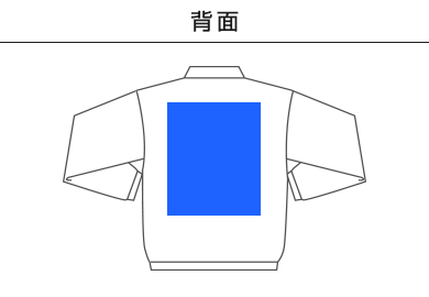 フリースコート（FLC-018）E：背面