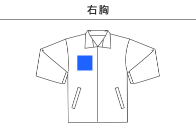 ハイブリッドジャケット（MJ0064）B：右胸