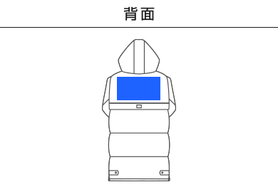 ライトベンチコート（MJ0066）E：背面