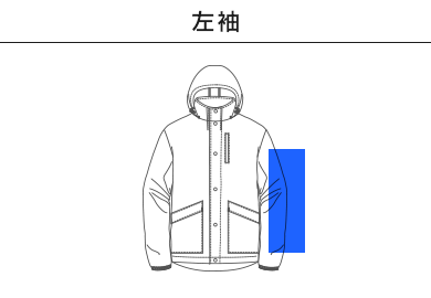 【在庫限り】エアロゲルインサレーションフィールドコート（MJ0081）C：左袖