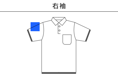 5.8オンスベーシックレイヤードポロシャツ（00195-BYP）E：右袖