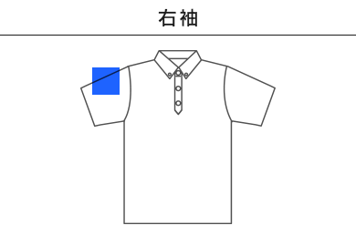 4.9オンスボタンダウンポロシャツ（00197-BDP）D：右袖
