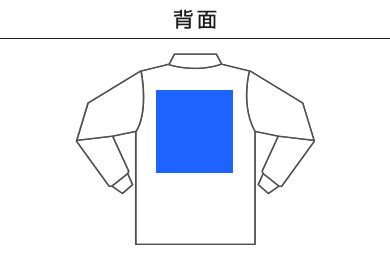 4.4オンスドライボタンダウン長袖ポロシャツ（00314-ABL）F：背面