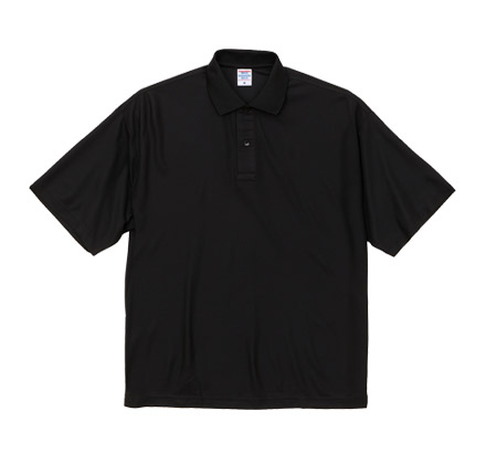 4.7オンス スペシャル ドライ カノコ ビッグシルエット ポロシャツ（ローブリード）（2025-01） ブラック（002）