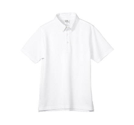 ビズスタイル BDポロシャツ（BSP-265） ホワイト（BSP-265-01）