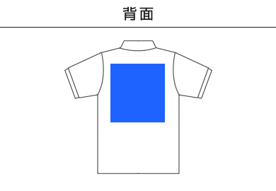 CVC鹿の子ドライポロシャツ（MS3113）E：背面