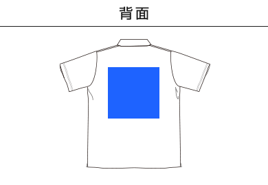 ボタンダウンドライポロシャツ（ポリジンW加工）（MS3126）F：背面