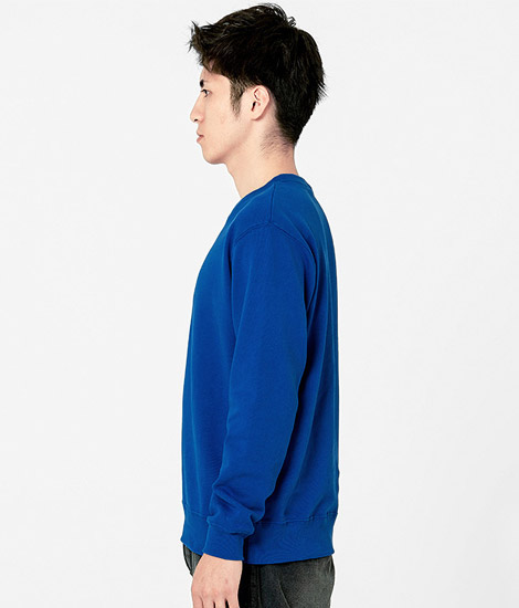 モデル身長180cm　ブルー　Lサイズ　側面