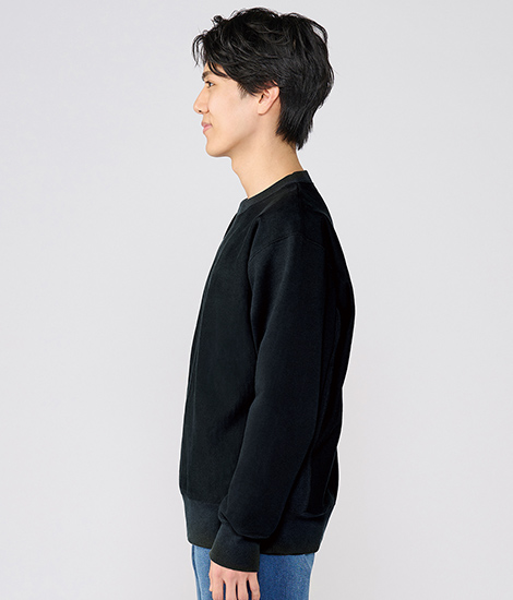 モデル身長175cm　ブラック　Lサイズ　側面