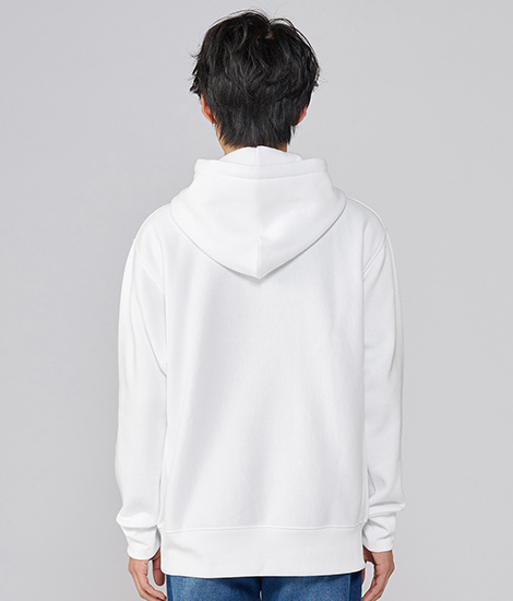 モデル身長175cm　ホワイト　Lサイズ　背面