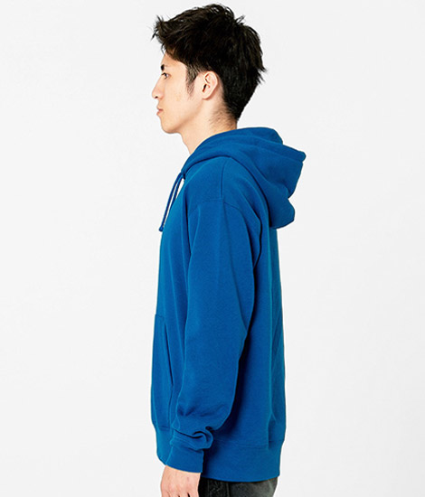 モデル身長180cm　ロイヤルブルー　Lサイズ　側面