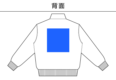 レギュラーウェイトハーフジップスウェットシャツ（SH2253）E：背面