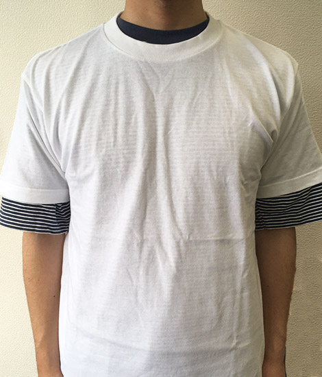 白Tシャツ透け感