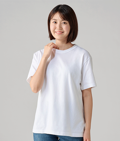 モデル身長163cm ホワイト/Sサイズ 襟