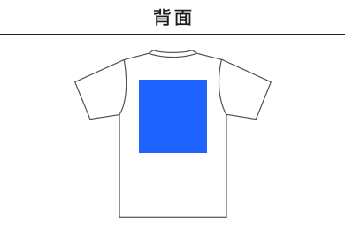 【在庫限り】5.6オンス ヘビーウェイトヘンリーネックＴシャツ（00104-CHN）E：背面