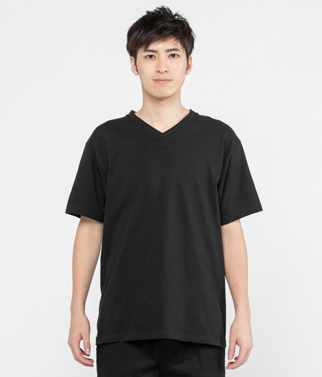 5.6オンス　ヘビーウェイトVネックTシャツ