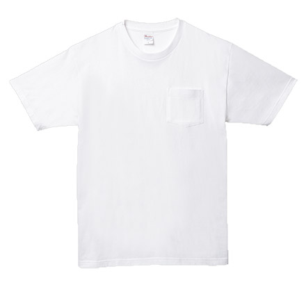 5.6オンス　ヘビーウェイトポケットTシャツ