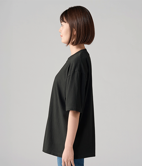 モデル身長163cm ブラック/Sサイズ 側面