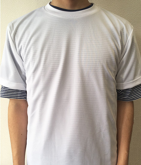 4.4オンスドライＴシャツ（00300-ACT）｜白Tシャツ透け感