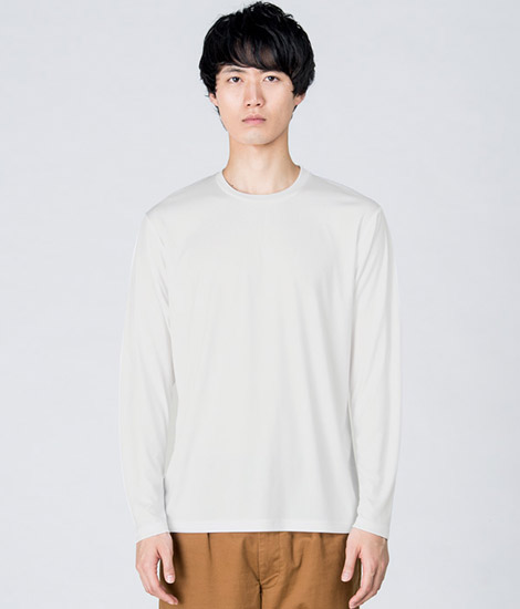 3.5オンス インターロックドライ長袖Tシャツ