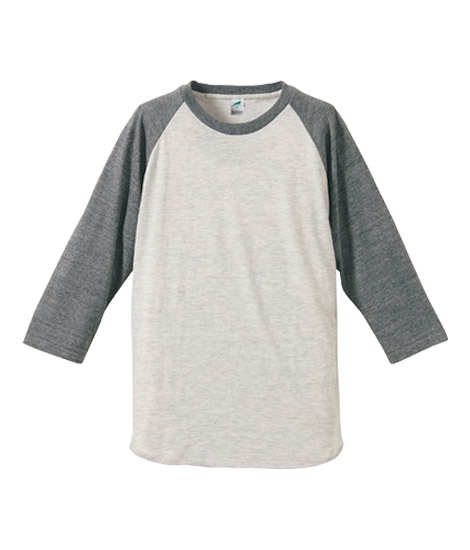 4.4オンストライブレンドラグラン3／4スリーブTシャツ