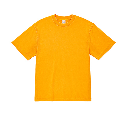 6.2オンス オープンエンド フェードウォッシュ Tシャツ(4230-01)フェードイエロー