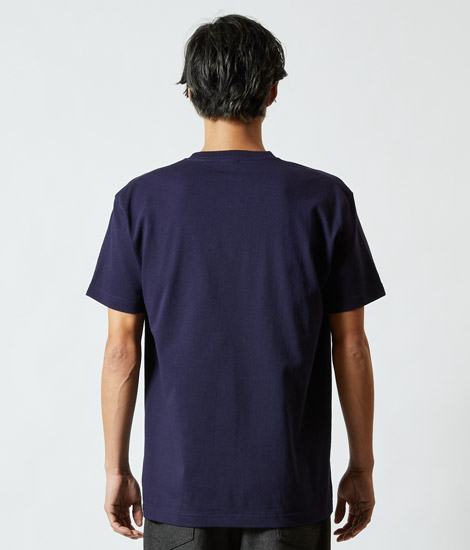 モデル身長182cm　ネイビー/XLサイズ　背面