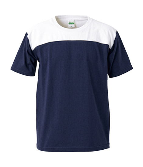 7.1オンスオーセンティックスーパーへヴィーウェイトフットボールTシャツ（オープンエンドヤーン）