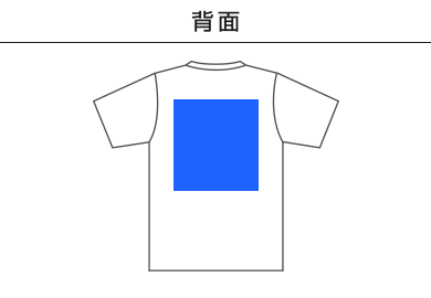 9.1オンス マグナムウェイト ビッグシルエット Tシャツ（4411-01）D：背面