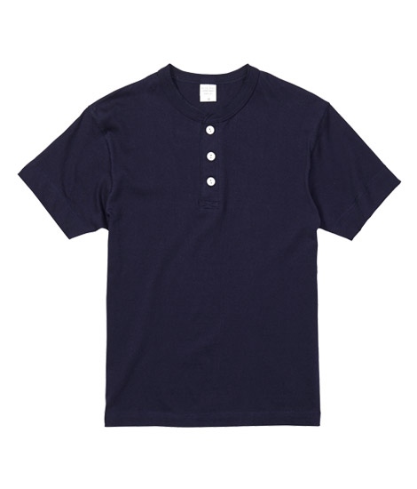 5.6オンスヘンリーネックTシャツ
