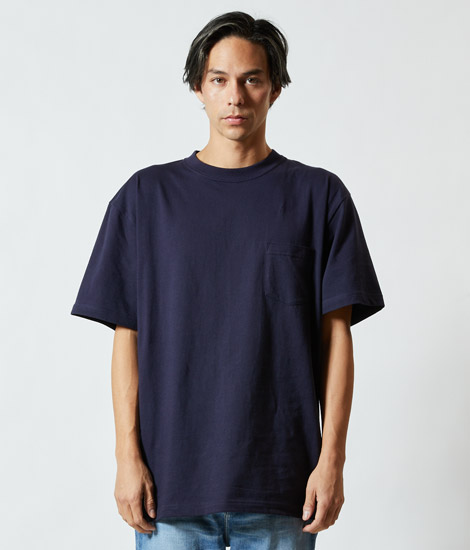 5.6 オンス ハイクオリティーTシャツ（ポケット付）