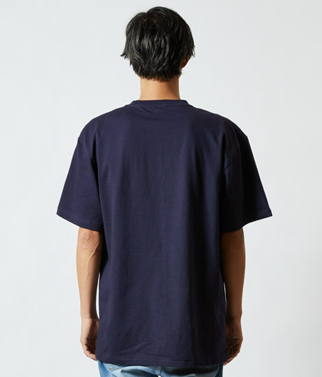 モデル身長182cm　ネイビー/XLサイズ　背面