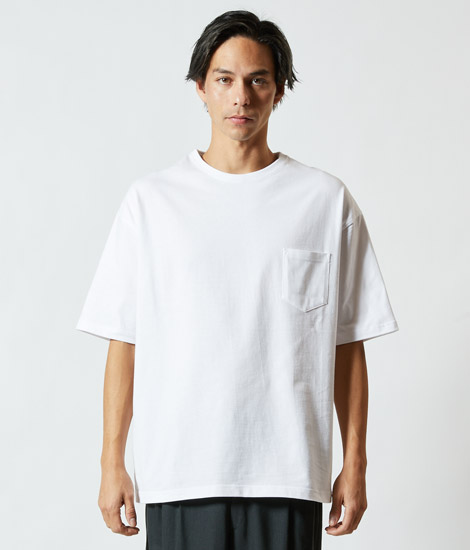 5.6オンスビッグシルエットTシャツ（ポケット付）