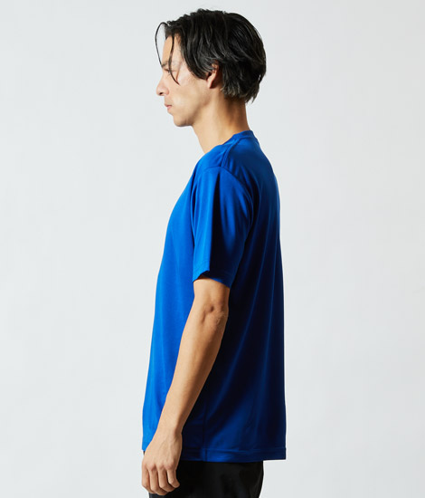 モデル身長182cm　コバルトブルー/Lサイズ　側面
